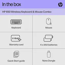 Комплект HP 650 Wireless UA Black (4R013AA) - мініатюра 11