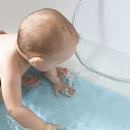 Уцінка. Килимок для ванної BabyOno протиковзний 70х35 см блакитний (1346/05)  - мініатюра 5