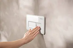 Кнопка змиву для інсталяції Hansgrohe iFrame Original Q матовий білий 66001700 - мініатюра 3