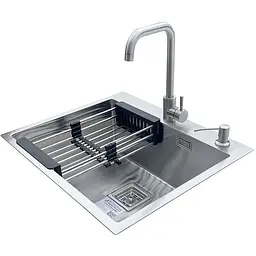 Комплект мийка + змішувач Romzha Arta Nova U-550 Max (B)