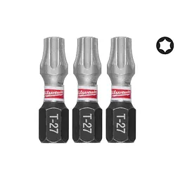 Біта SHOCKWAVE MILWAUKEE, TX27, 25мм, (3шт)