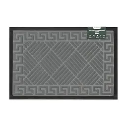 Килимок придверний Eco Fabric Смужки з кромкою сірий 40 х 60 см (4060-112)