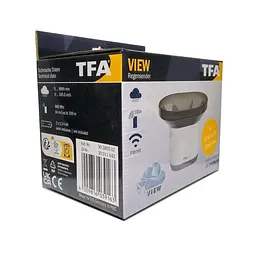 Датчик кількості опадів TFA "VIEW" для метеостанцій білий 134х180x120 мм (30380202) - мініатюра 4