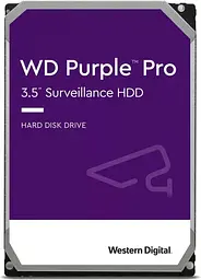 Жорсткий диск Western Digital 3,5" 18Tb WD WD181PURP SATA III 7200 512Mb Purple Video (WD181PURP)