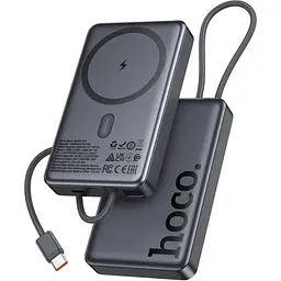 Зовнішній акумулятор Hoco Q44 Origen MagSafe 10000mAh 20W Gray [150868] - мініатюра 4