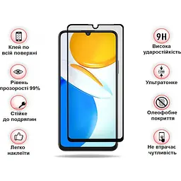 Захисне скло BeCover для Honor X7 / X7A Black (710104) - мініатюра 3