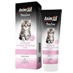 Фітопаста AnimAll VetLine Kittens&Lactating Cats для котят та кішок, що годують, 100 г