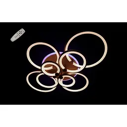Люстра світлодіодна led з пультом кільця Linisoln 1811/8CF LED 3 COLOR Dimmer