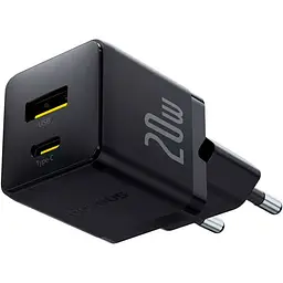 Мережевий зарядний пристрій Baseus Palm Fast Charger 20W Cluster Black (P10111608113-00) [139988] - мініатюра 2