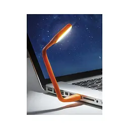Лампа USB Optima LED, гнучка, помаранчевий (UL-001-OR) - мініатюра 3