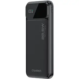 УМБ Choetech 10000mAh 22.5W PD,QC3.0 2USB-A+USB-C Black (B728-CCBK) - мініатюра 5