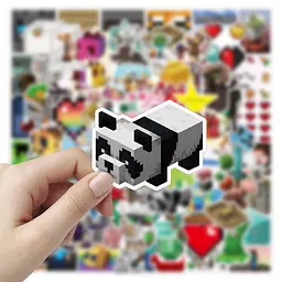 Стікерпак Майнкрафт Набір наклейок GeekLand Minecraft 100 штук - мініатюра 3
