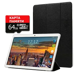 Планшет-телефон Hoozo X1001 Full HD 32Gb LTE Silver + Чохол-книжка + Карта пам'яті 64GB - мініатюра 2