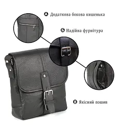 Сумка SHVIGEL 00853 чорна - мініатюра 8