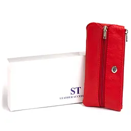 Жіночий шкіряний гаманець-ключниця ST Leather 15,5х7х0,5 см acs0015807 - мініатюра 6