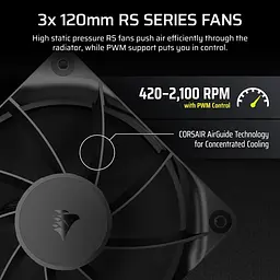 СВО Corsair Nautilus 360 RS LCD (CW-9061033-WW) - мініатюра 9