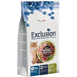Корм Exclusion Sterilized Chicken для стерилізованих кішок з куркою 12 кг