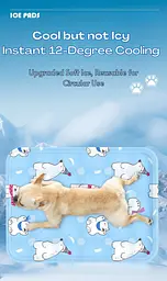 Охолоджуючий килимок для собак та кішок GEL Material Summer Pet Cooling Mat - мініатюра 2