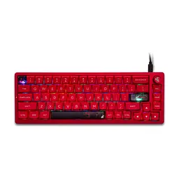 Клавіатура Thunderobot VIC68 Gateron Magnetic Jade Pro Switch USB UA Red (6932066317218)