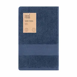 Рушник махровий Ardesto SuperSoft 70х140см, 100% бавовна, синій pbe0050402 - мініатюра 2