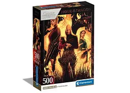 Пазл Clementoni Дім дракона, Гра Престолів (Game of Thrones - House of the Dragon Puzzle - 500 pcs.), 500 ел. (35548)