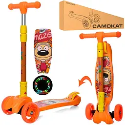 Самокат дитячий iTrike Maxi JR3-060-11-OR складний - мініатюра 2