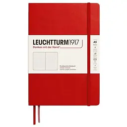 Блокнот Leuchtturm1917, Середній, Cherry, Крапка (373977)