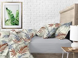 Підковдра полуторна 160х220 BEIGE FOLIAGE COSAS (4822052074664) - мініатюра 3