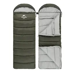 Спальний мішок Naturehike U150 NH20MSD07 Green Right (6927595764398-R)