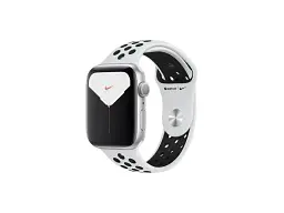 Смарт-годинник Apple Watch Nike Series 5 GPS 44mm Silver Aluminum w. Silver Aluminum (MX3V2)