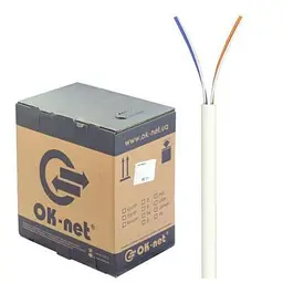 Кабель мережевий OK-Net UTP 305м cat.5e 2 пари (КПВ-ВП (100) 2х2х0,50/305)