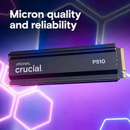 SSD накопичувач Crucial P510 1 TB with Heatsink (CT1000P510SSD5) - мініатюра 3