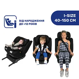 Автокрісло Chicco Unico Evo i-Size чорне (87030.95) - мініатюра 2