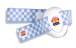 Дитячі протишумні навушники EMS от 0 до 18 міс 4 Bubs, Біло-голуба стрічка, Білий (975-02) - мініатюра 4