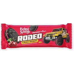 Печиво BoniSano Родео з вишневою начинкою 4 шт. 60 г