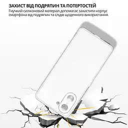 Чохол до мобільного телефона BeCover Silicone OnePlus Nord CE 5 5G Transparent (715697) - мініатюра 4