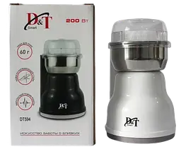 Електрична кавомолка D&T Smart DT-594 200Вт міні кавомолка подрібнювач кавових зерен - мініатюра 4