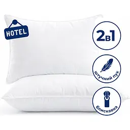 Набір подушок Ideia Premium Soft аналог лебединого пуху 50x70 см (8000035764) - мініатюра 2