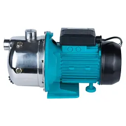 Насос відцентровий самовсмоктуючий 0.75кВт Hmax 46м Qmax 50л/хв нерж AQUATICA JETSa60 (775097) - мініатюра 2