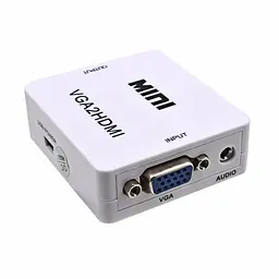 Конвертер перехідник відеосигналу VGA to HDMI + аудіо - мініатюра 4