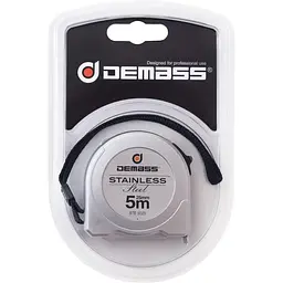 Рулетка вимірювальна Demass Stainless Steel 5 м (STE 5025) - мініатюра 8