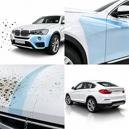 Антигравійна захисна бронеплівка за лекалами для BMW X4 F26 2014-2018 - дзеркала - мініатюра 3