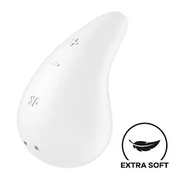 Вібратор для клітора Satisfyer Dew Drop білий - мініатюра 5