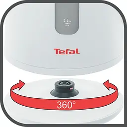 Електрочайник Tefal KO200130 білий - мініатюра 6