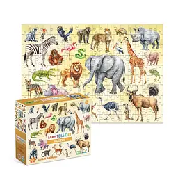 Дитячий пазл "Тварини Сафарі" DoDo Toys 300637, 200 елементів