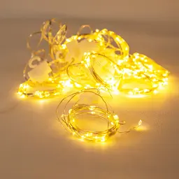 Гірлянда Chomik Штора" 150 LED теплий білий, 3x1,5 м, USB, з пультом, IP20, від мережі (5900779898479) - мініатюра 4