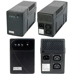 Джерело безперебійного живлення PowerCom BNT-800AP Black, 800VA, 480W, лінійно-інтерактивний, AVR, 2 розетки (IEC), захист RJ45 - мініатюра 4