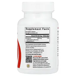 Молібден Seeking Health Molybdenum 500 мкг 90 капсул - мініатюра 2