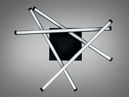 Сучасна стельова LED люстра для вітальні Diasha 2535BK чорна 56 W з пультом диммер 63 см 8-16 м2 - мініатюра 4