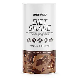 Замінник харчування BioTech Diet Shake, 720 г - Шоколад